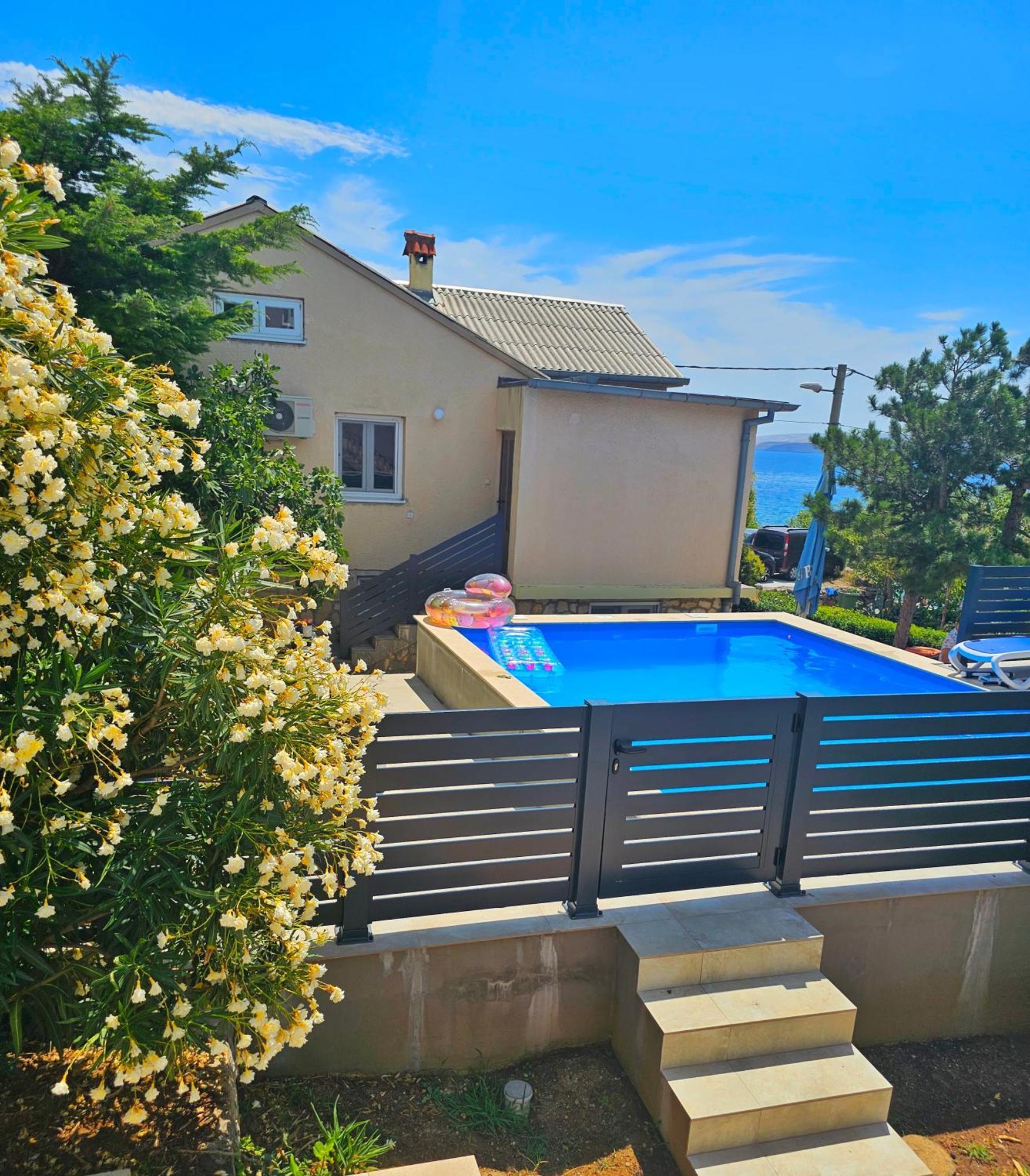 Beachfront House Ivana With Pool - Renovated 2025 Цесариця Екстер'єр фото